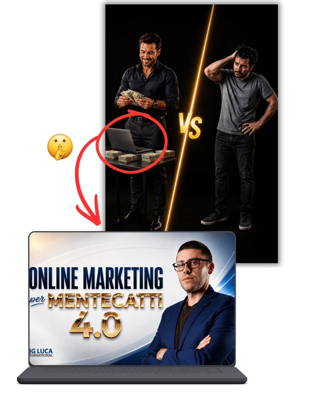 Imprenditore ricco vs imprenditore confuso