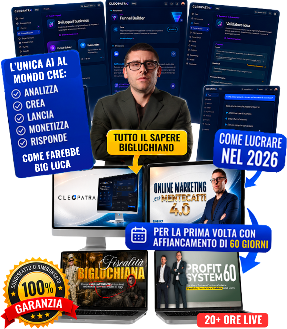 Mockup principale del corso